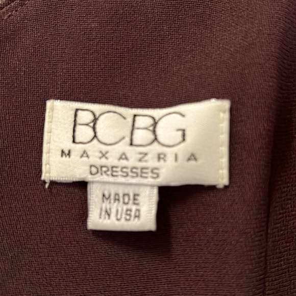Vintage BC BG Chocolate Brown Sleeveless Mini Dress Size 4 - Picture 8 of 8